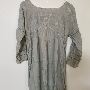 Wilfred long sleeve knee length dress small